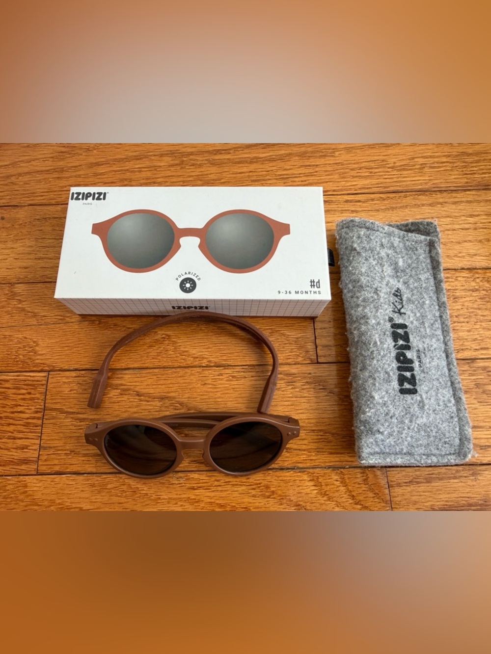 IZIPIZI Kids Brown Polarized Sunglasses